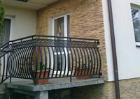 barierki kute balkonowe wzór grecki
